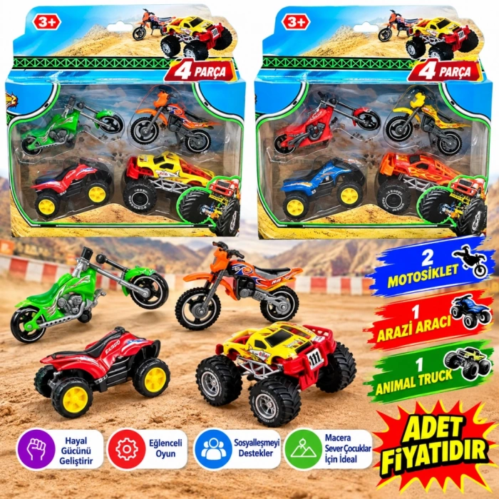 SNT20463 4 PACK EXTREME SPORT OYUNCAK