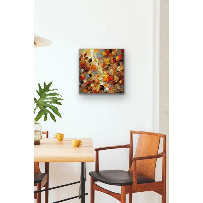 Sonbahar Mevsimi Kanvas Tablo 60x60cm