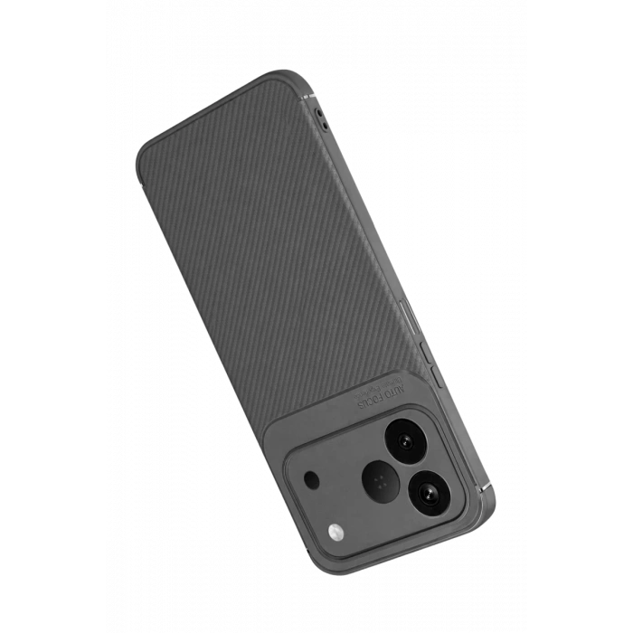 Tecno Spark 50 4G Auto Focus Karbon Kapak - Gri