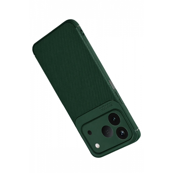 Tecno Spark 50 4G Auto Focus Karbon Kapak - Yeşil