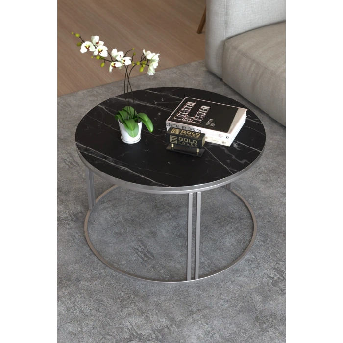 Special Orta Sehpa Bendir Siyah 70 cm