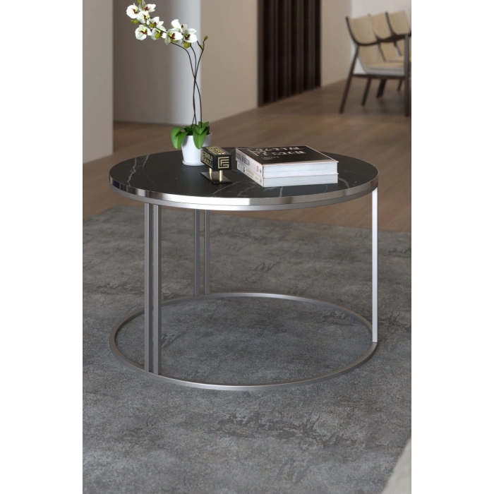 Special Orta Sehpa Bendir Siyah 70 cm