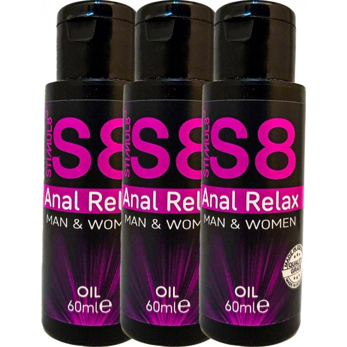 Stımul8 3 Adet Bay Bayan Yağ Analreıax- Rahatlatıcı60 ml