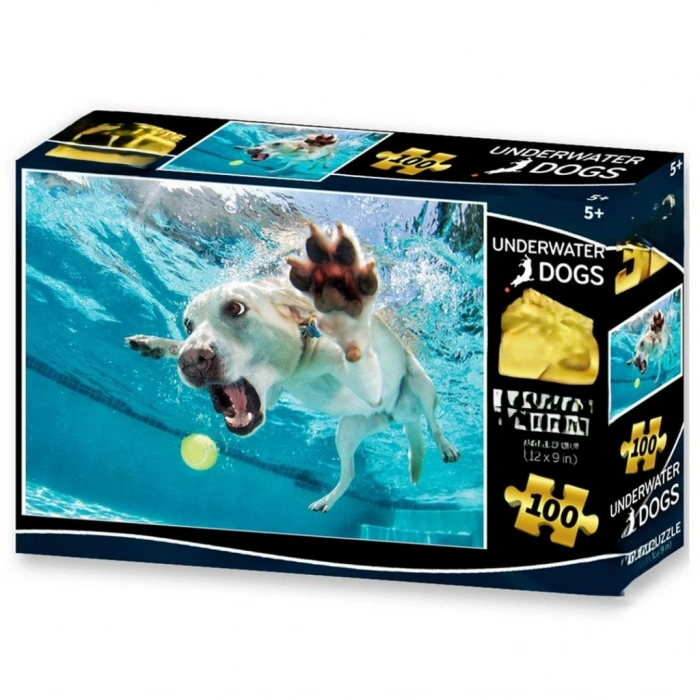 Su Altında Köpek Daisy Puzzle 100 Parça