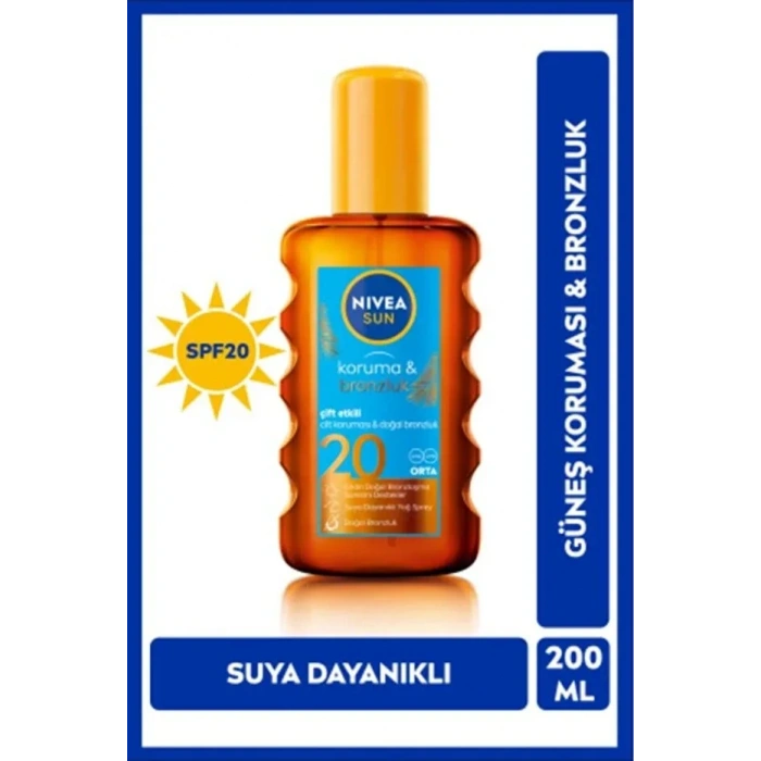 Sun SPF 20 Bronzlaştırıcı Güneş Yağı - SPF20