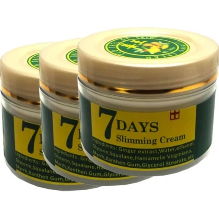 Süper 7 Days Ginger 3 Adet Adet Miracle Slimming Cream Kremi 100 ml
