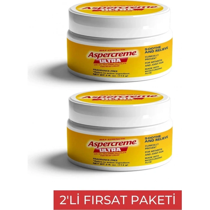 Süper Aspercreme Ultra Masaj Kremi 2 Adet