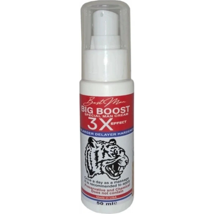 Süper Best Man Bigboost Erkeklere Özel Krem 3 x Effect