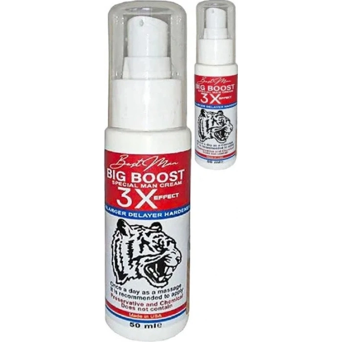 Süper Bigboost Cream 2 Adet 50 ml Erkeklere Özel 3xeffect