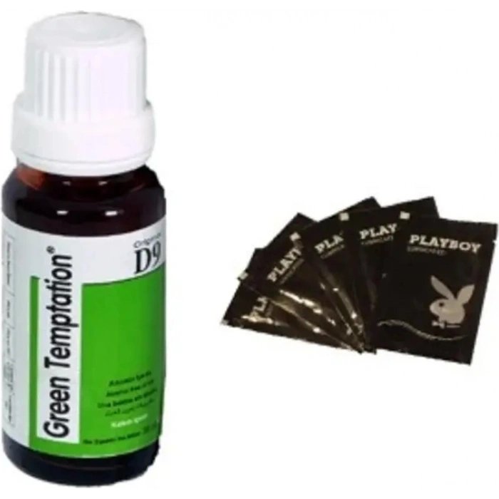 Süper Cabs Green Temptation D9 Kadın + 5li Pboy Lubricant Jel