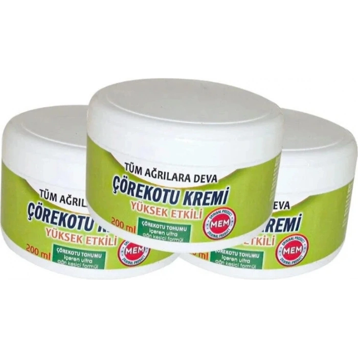 Süper Çörek Otu Kremi Green Box 200 ml - 3 Adet Krem