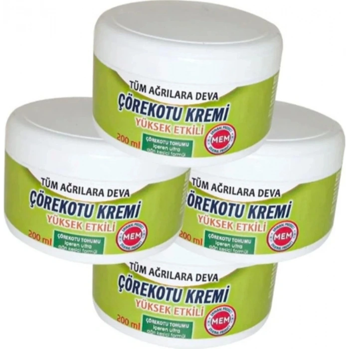 Süper Corex Çörek Otu Kremi Green Box 4 Tane x 200 ml