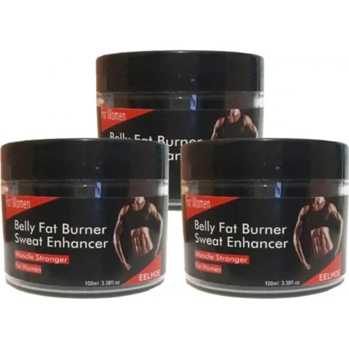 Süper Eelhoe Belly Fat 3lü Burner Sweat Enhancer Kadınlara Özel Kremi 100 ml