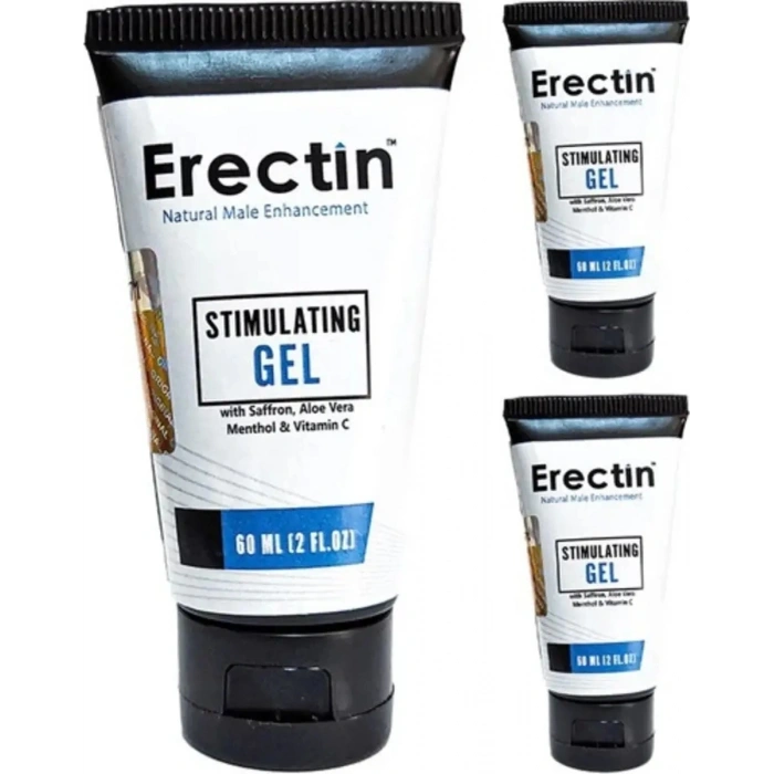 Süper Erectin Erectin 60 ml 3 Kutu Cxnt / Erkekler Için Gel