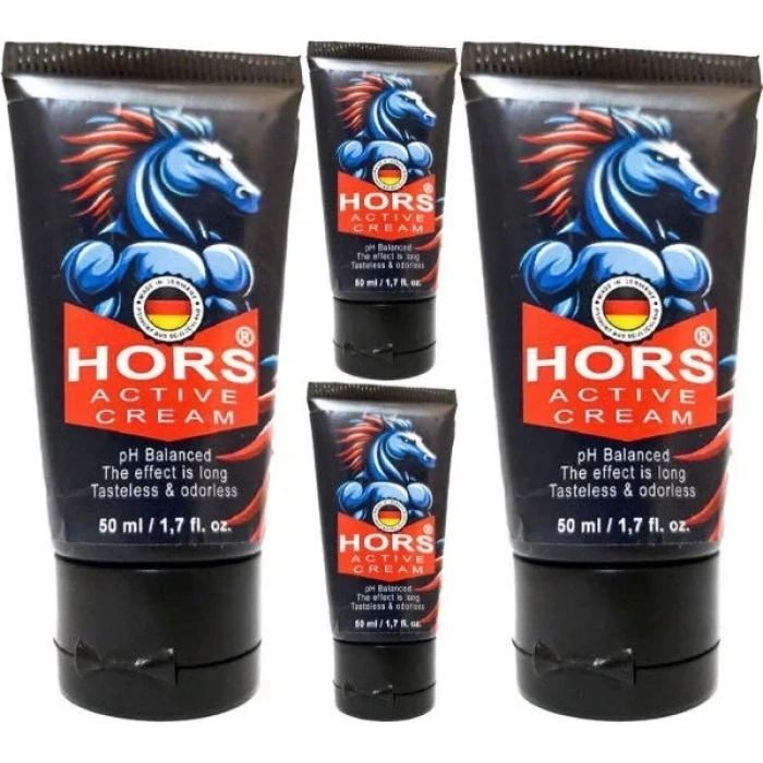 Süper Hors Active Cream 50 ml Erkek Özel 4 Adet
