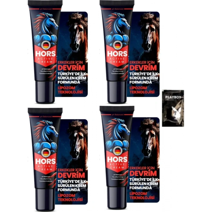 Süper Hors Active Cream P.enis Kremi 50ML 4 Adet 1 Adet Jel