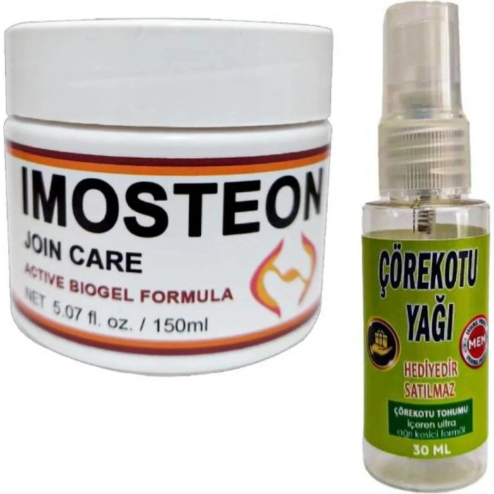 Süper Imosteon Bakım Kremi 150 ml + Çörek Otu Yağı ile 30 ml