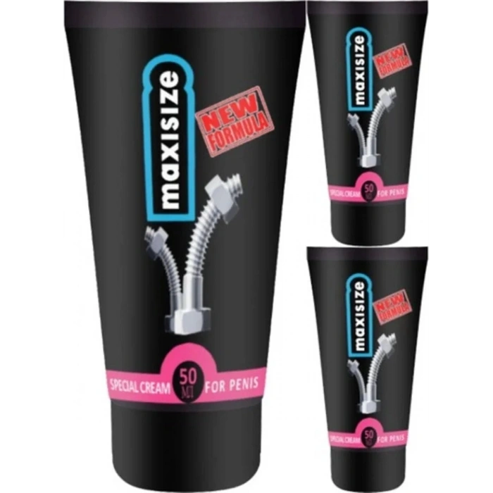 Süper Maxsize Maxi Size 3 Adet Cream Erkeğe Özel 50 ml G.ç Krem