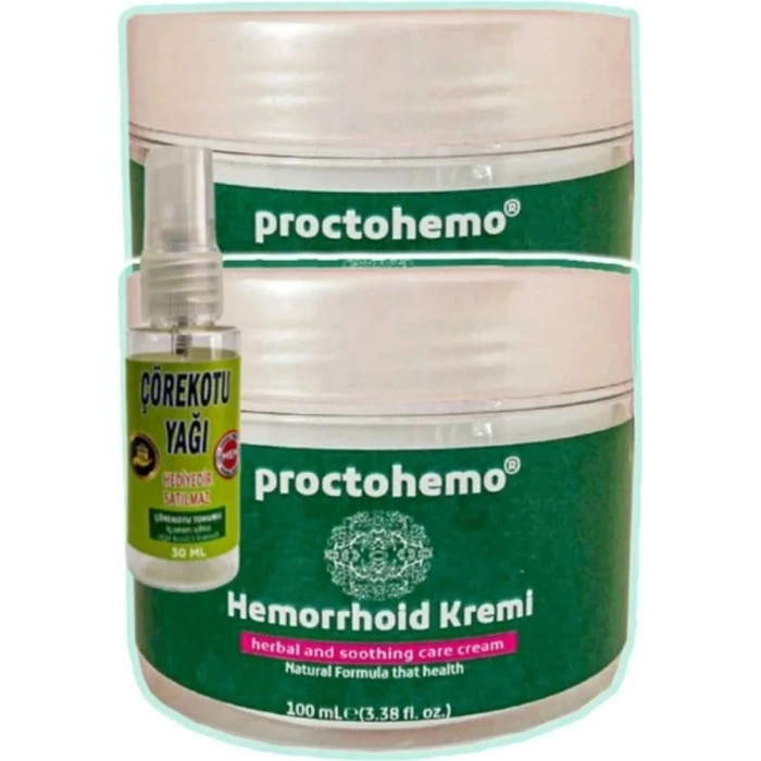 Süper Proctohemo Krem 100 ml x 2 Adet + Çörek Otu Yağı 30 ml