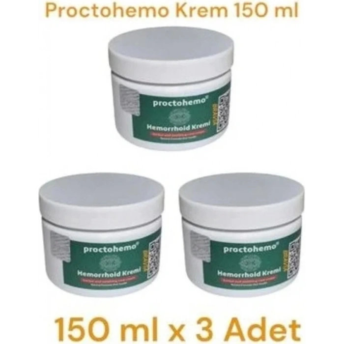 Süper Proctohemo Krem 150 ml x 3 Adet