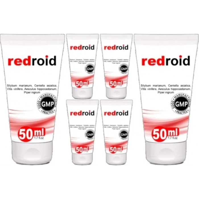Süper Redroid 6lı Paket Masaj Kremi 50 ml Özel Krem