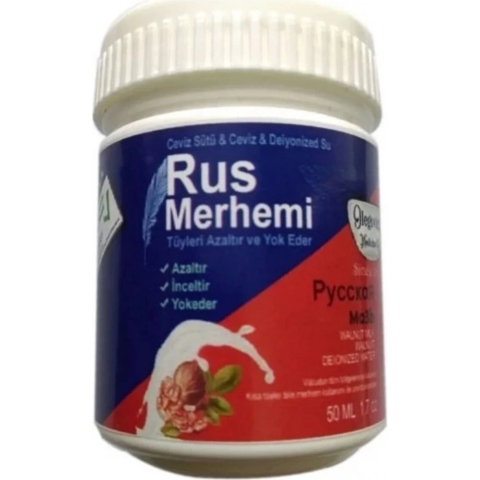 Süper Rus Merhemi Tüy Dökme Kremi