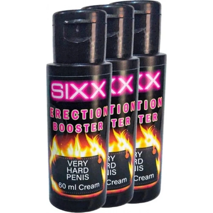 Süper Sixx 3tane Erkeklere Özel Extra Destek Kremi 60 ml