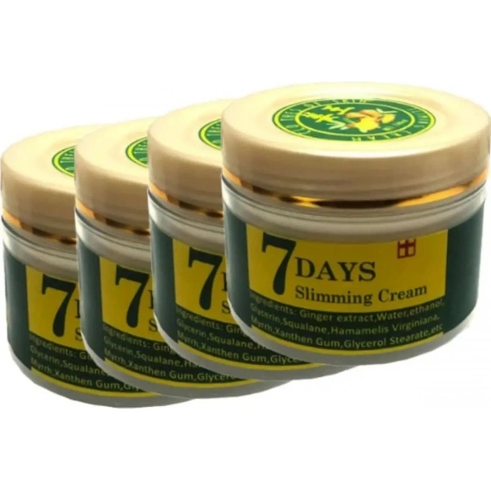 Süper Three Brand 7 Days 4lü Adet Ginger Miracle Slimming Cream 100 ml