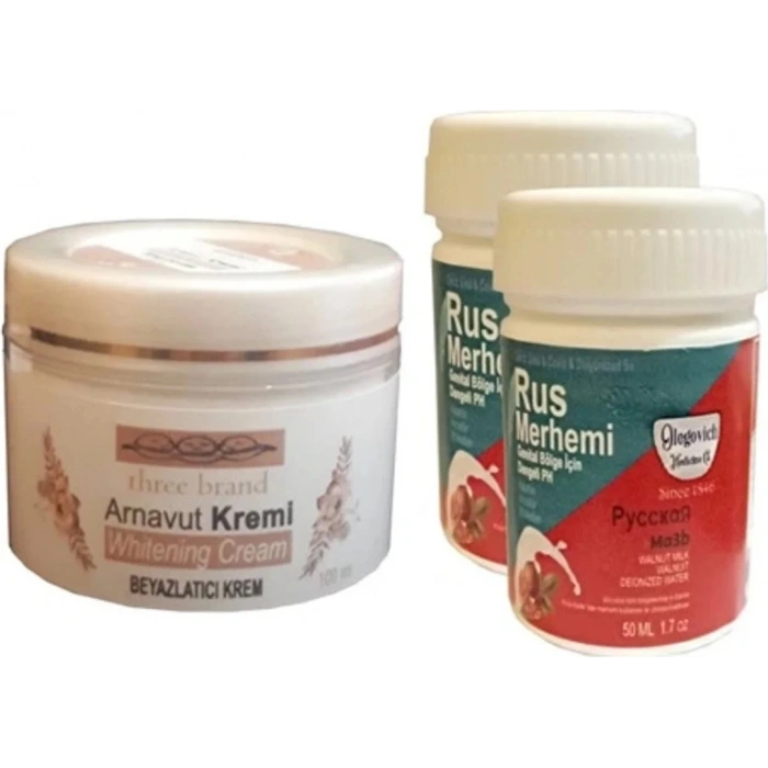 Süper Three Brand Arnavut Kremi + Rus Merhemi 50 ml