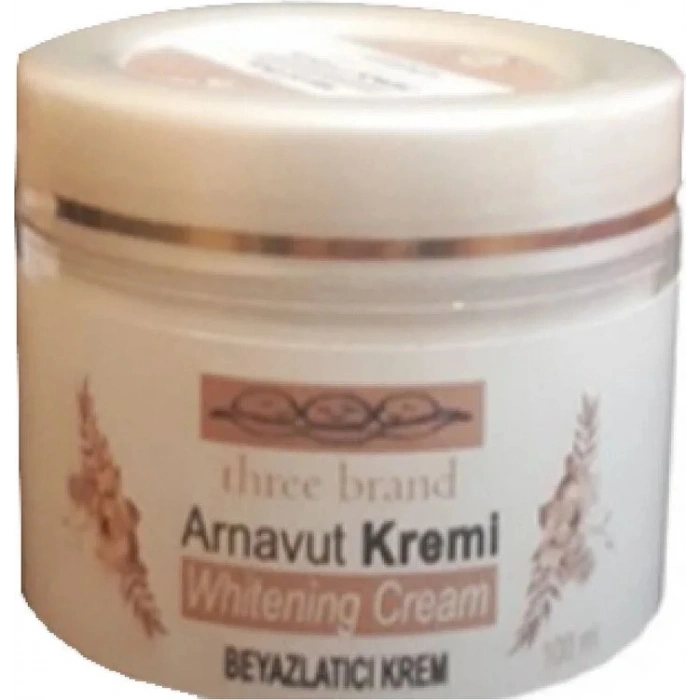 Süper Three Brand Whitens Cream Arnavut Kremi 100ML Cilt Tonu