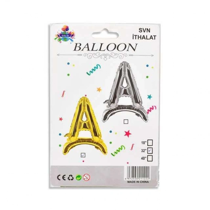 Svn-217 Balon Ayaklı Harf&Rakam 1 Adet