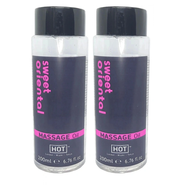 Sweet Oriental Aromalı rotik Aromaterapi Masaj Yağı 400ml X 2 ADET