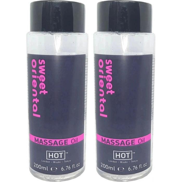Sweet Oriental Aromalı Rotik Aromaterapi Masaj Yağı 400ML x 2 Adet