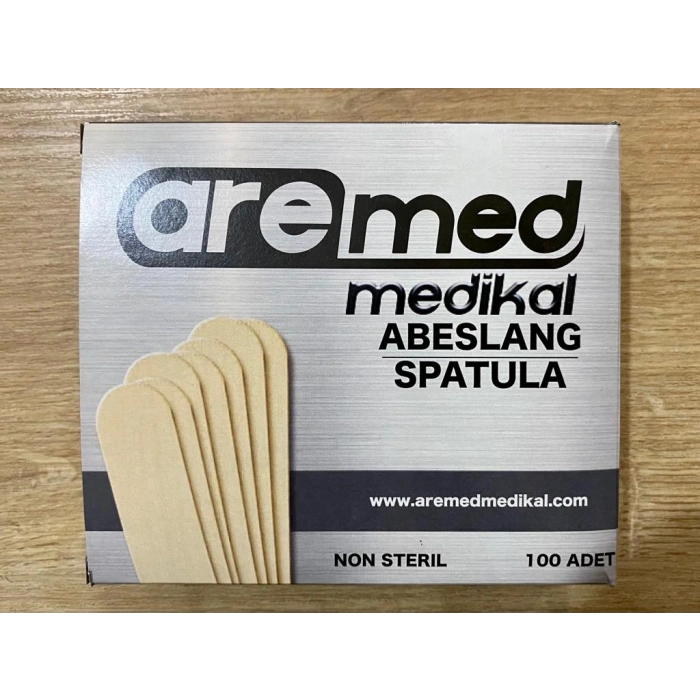 Tahta Dil Basacağı - Abeslang (Spatula) Non Steril 100lü Kutu