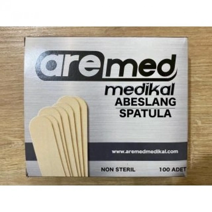 Tahta Dil Basacağı - Abeslang (Spatula) Non Steril 100lü Kutu