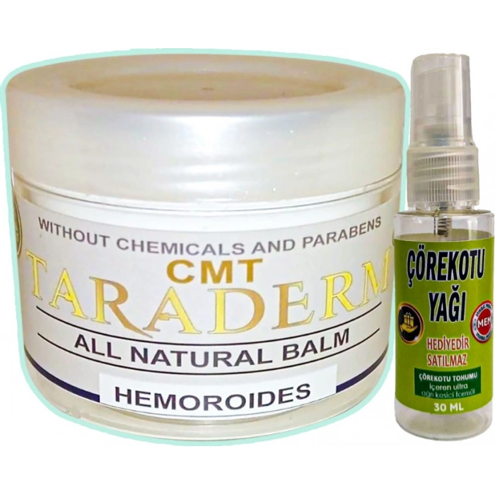 Taraderm Bakım Kremi 100 ml + Çörek Otu Yağı 30 ml