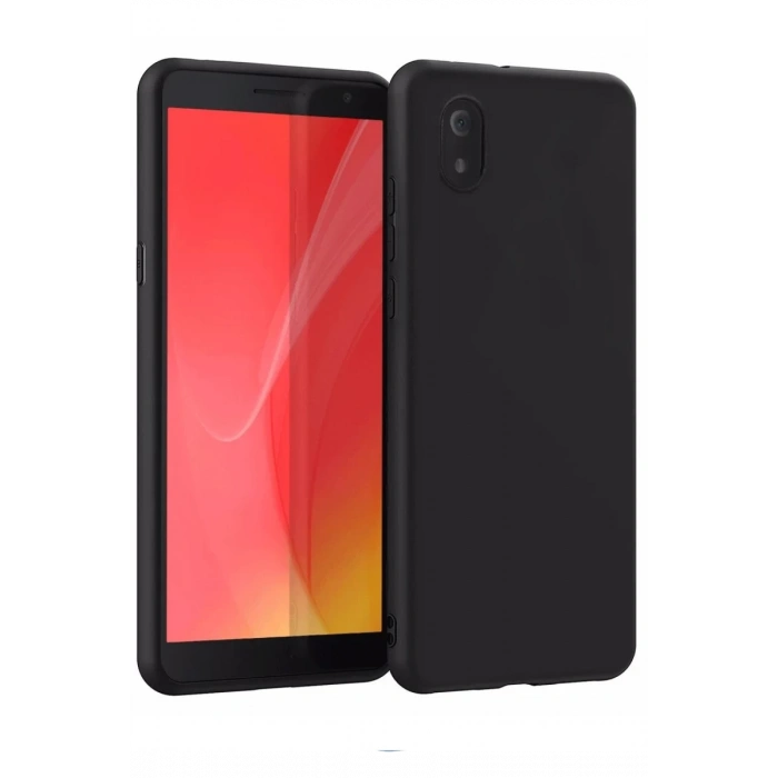 TCL L7 Uyumlu Kılıf First Silikon - Siyah