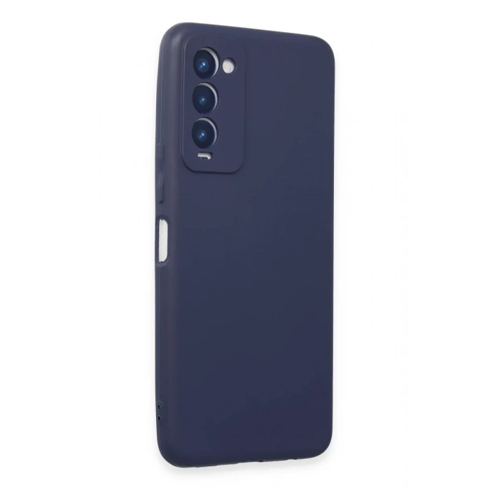 Tecno Camon 18 Uyumlu Kılıf First Silikon - Lacivert