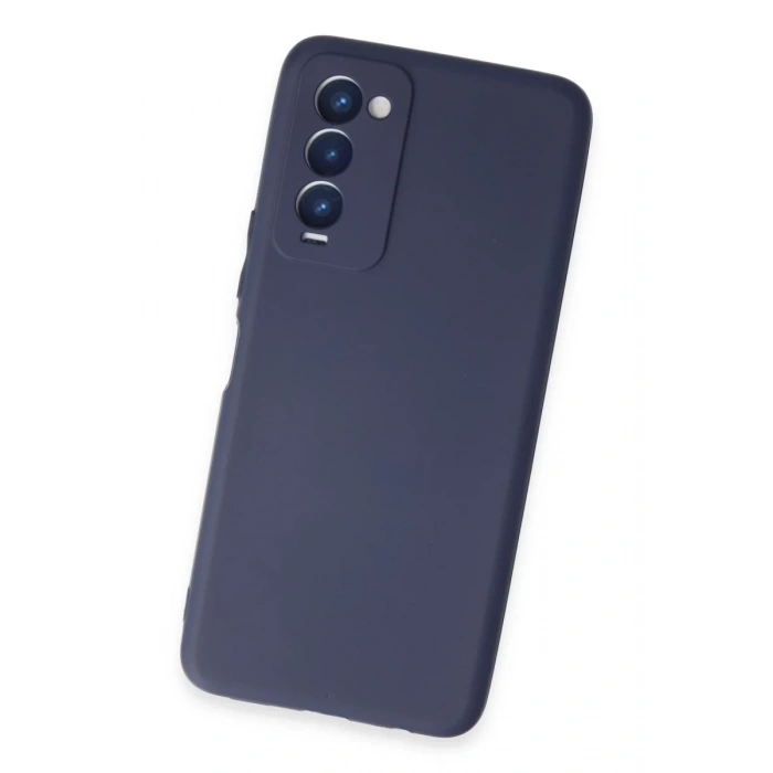 Tecno Camon 18 Uyumlu Kılıf First Silikon - Lacivert
