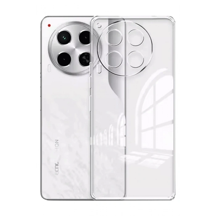 Tecno Camon 30 Uyumlu Kılıf Lüx Şeffaf Silikon