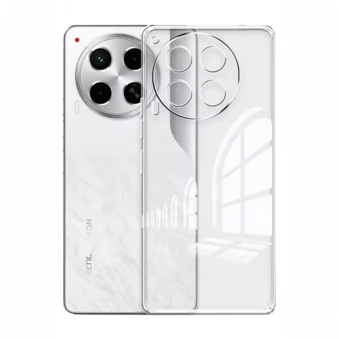 Tecno Camon 30 Uyumlu Kılıf Lüx Şeffaf Silikon