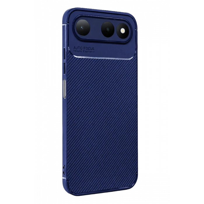 Tecno Spark 50 5G Uyumlu Auto Focus Karbon Kapak - Lacivert