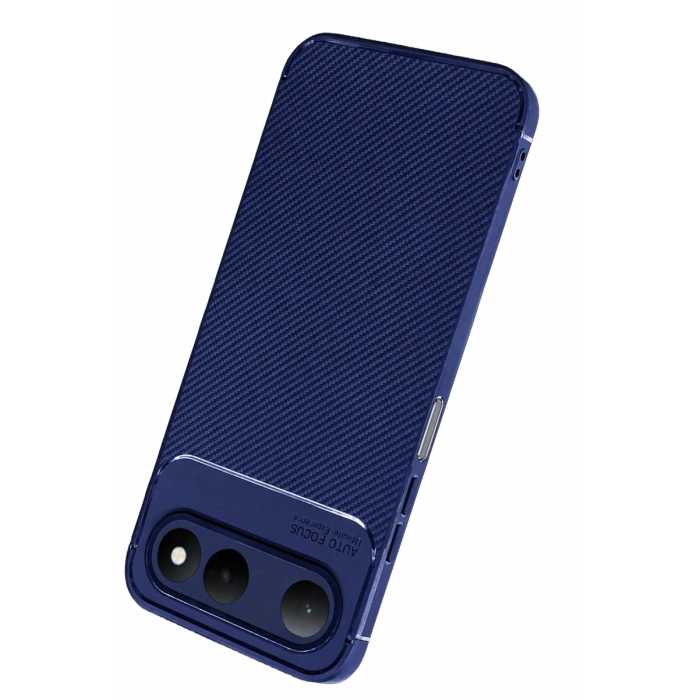 Tecno Spark 50 5G Uyumlu Auto Focus Karbon Kapak - Lacivert