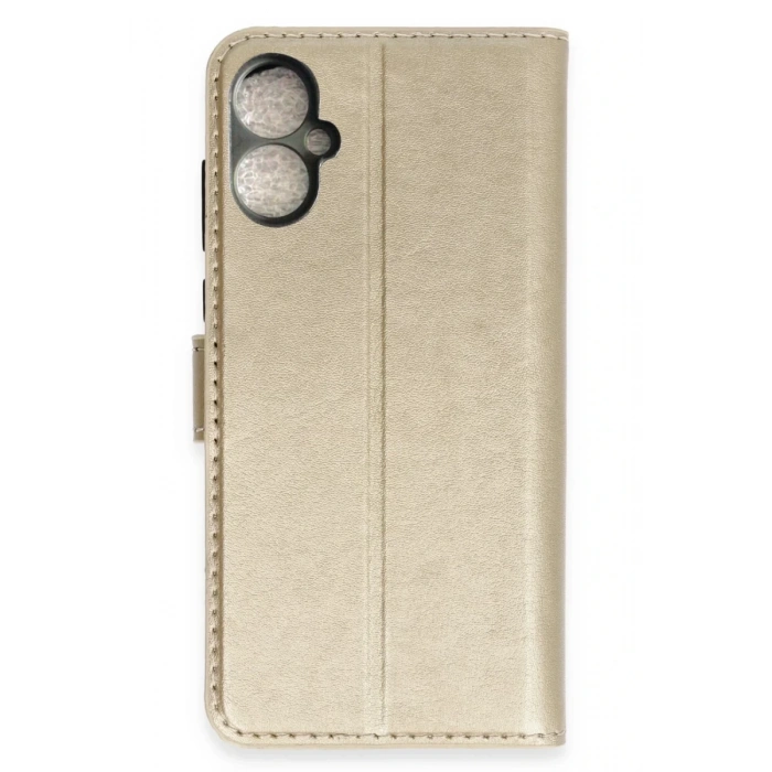 Tecno Spark 9 Pro Uyumlu Trend S Plus Kapaklı Kılıf - Gold