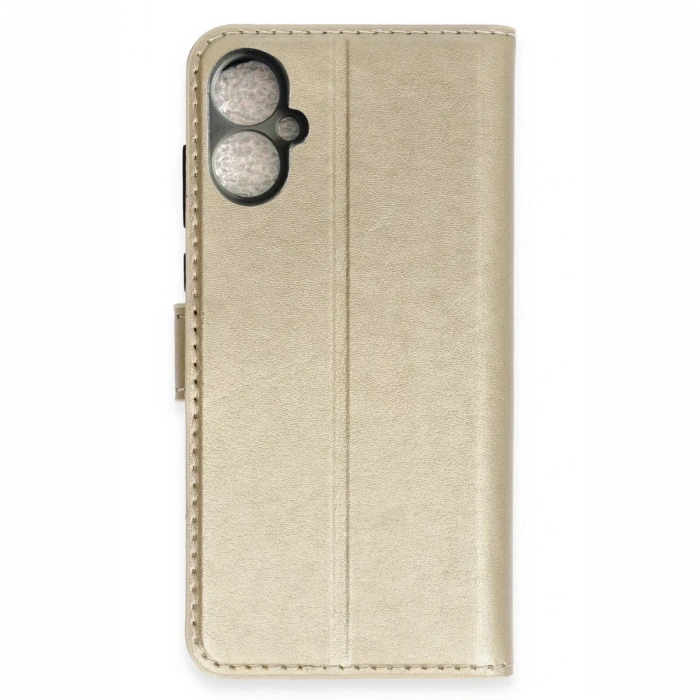 Tecno Spark 9 Pro Uyumlu Trend S Plus Kapaklı Kılıf - Gold