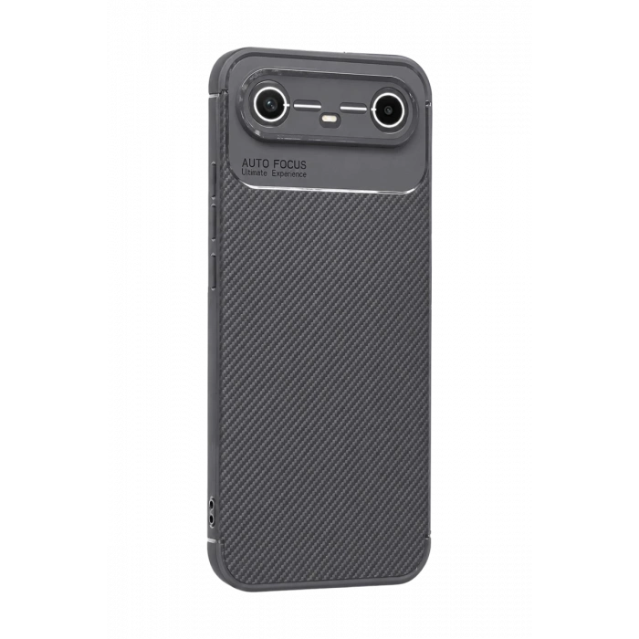 Tecno Spark Slim 5G Auto Focus Karbon Kapak - Gri