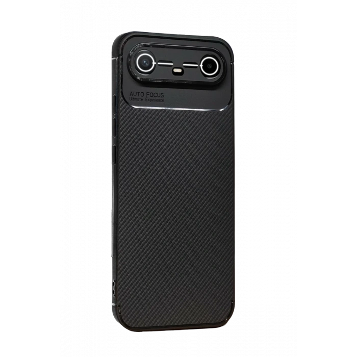 Tecno Spark Slim 5G Auto Focus Karbon Kapak - Siyah