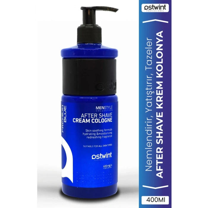 Tıraş Sonrası Krem Kolonya 400 ml - Blue