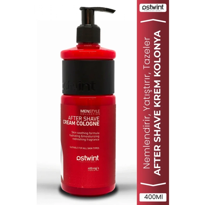 Tıraş Sonrası Krem Kolonya 400 ml - Red