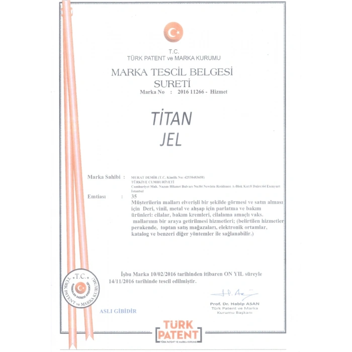 Titan Erkeklere Özel Bakım Jeli